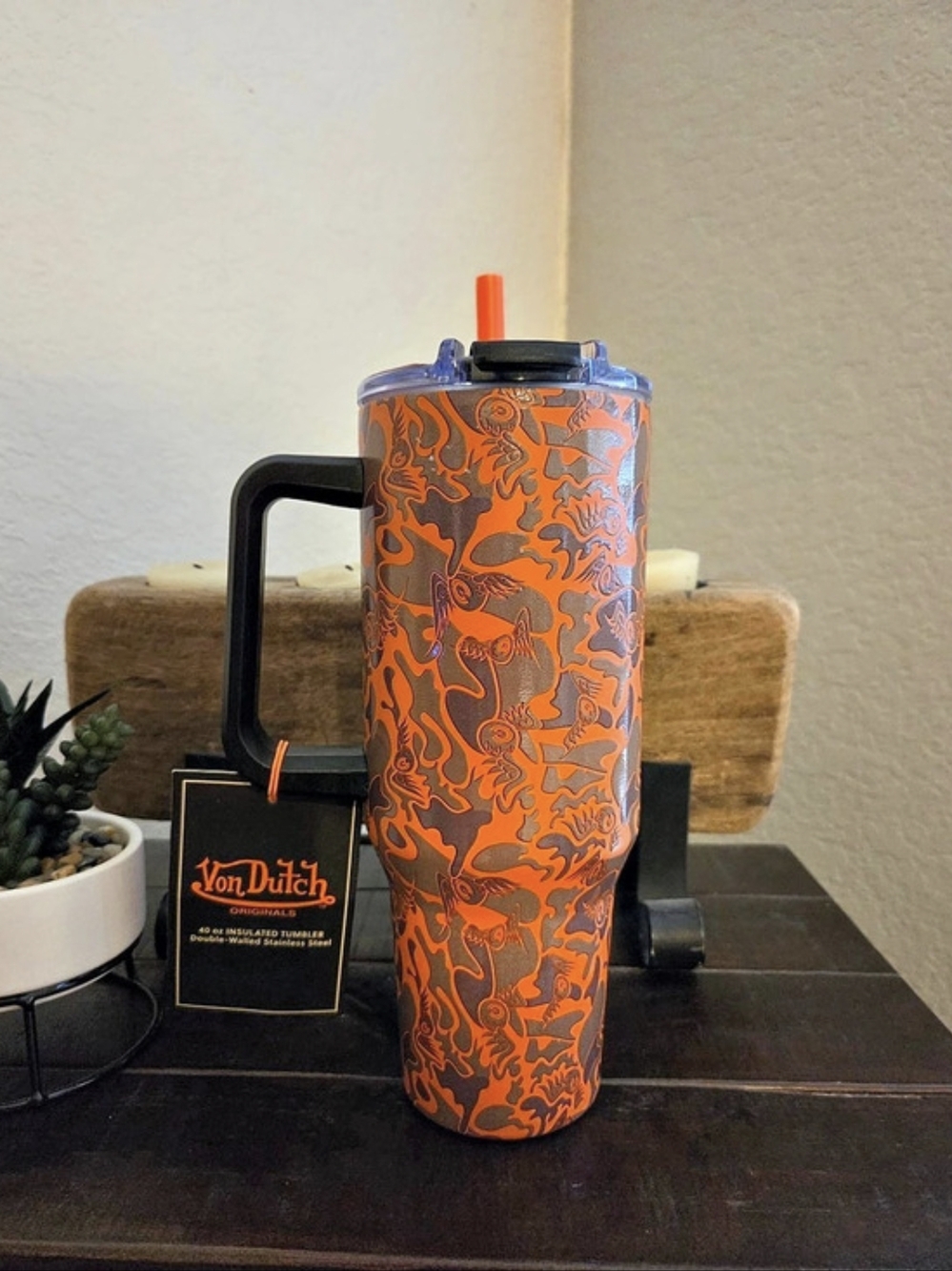 🔥Von Dutch 40oz Double Walled Insulated Stainless Steel Tumbler - Camoscope